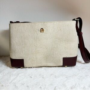 Etienne Aigner Cream & Brown Purse